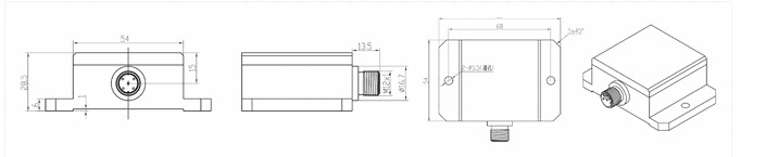 외형 치수 (Dimensions, mm)