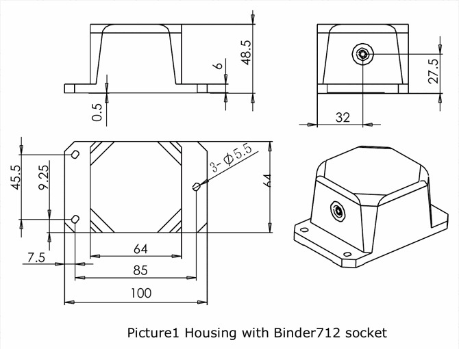 외형 치수 (Dimensions, mm)
