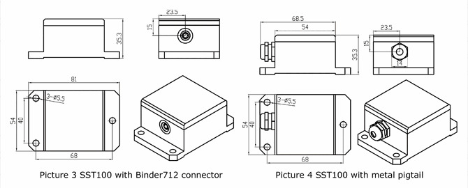 외형 치수 (Dimensions, mm)